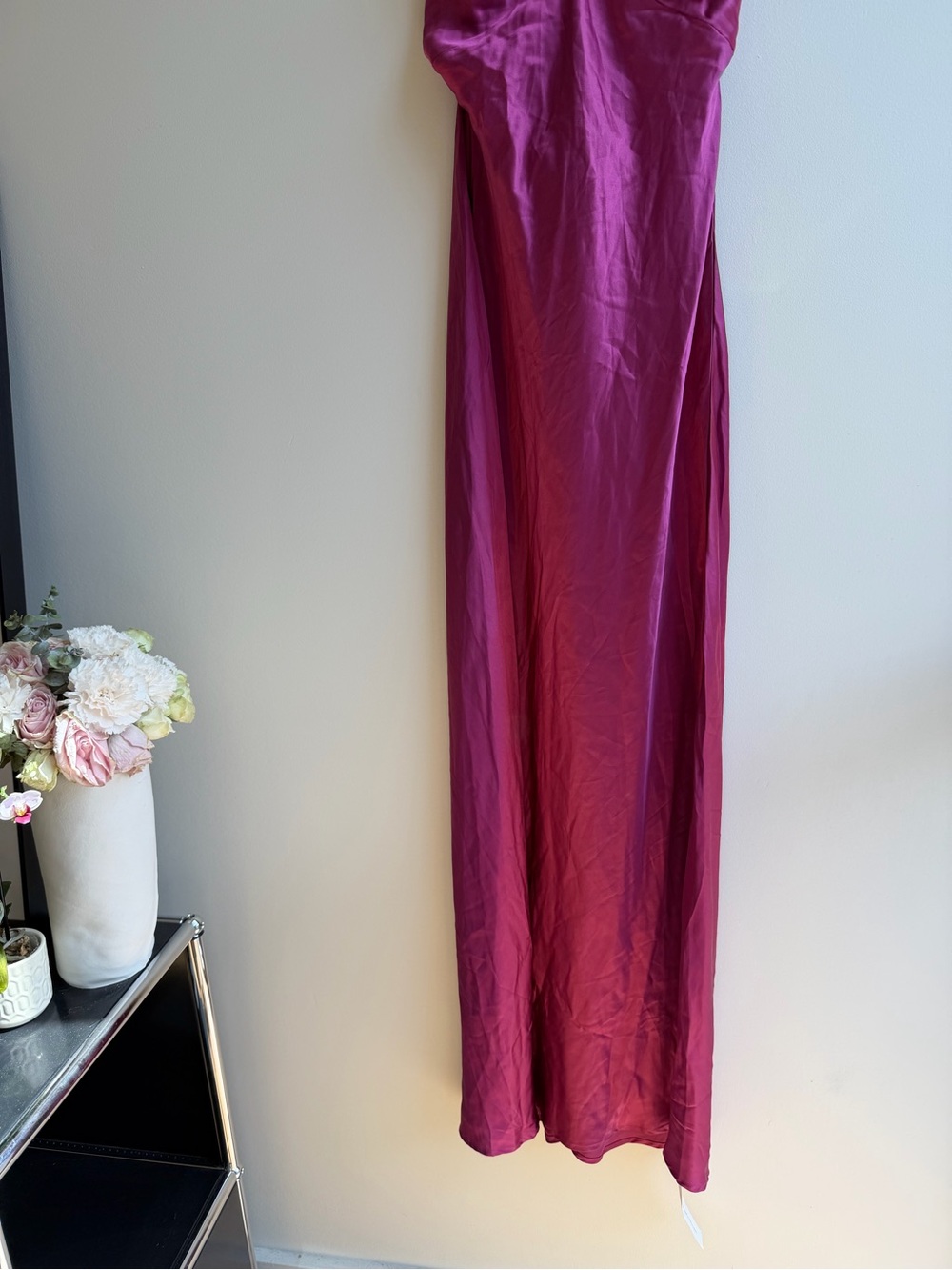 NWT NEW Reformation Daniela Silk Dress | Hibiscus Pink Magenta | US 6 - Picture 11 of 17